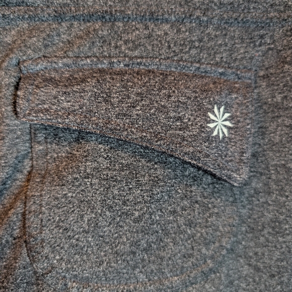 Athleta Fusion Yoga Black Wide Leg Flare Flap Pocket Athleisure Size Small EUC - Picture 5 of 8